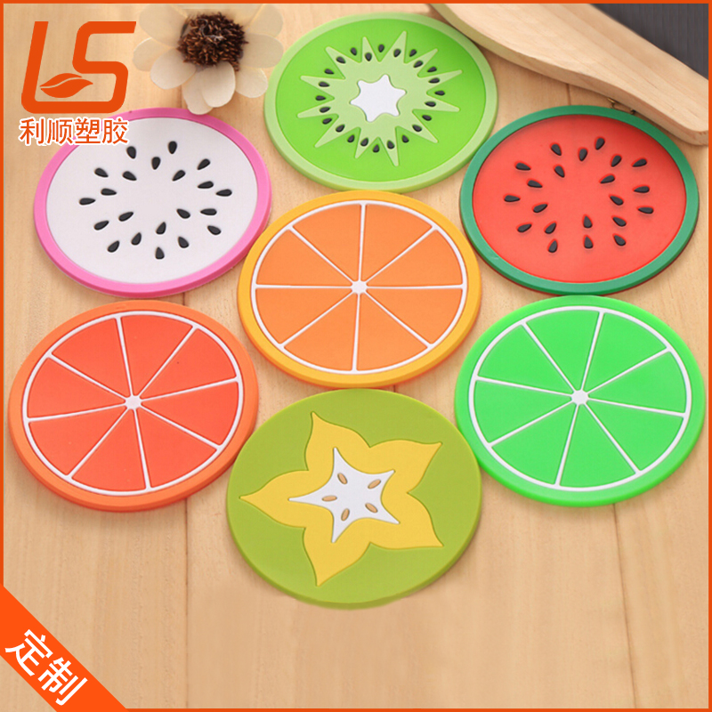 卡通硅膠杯墊定制